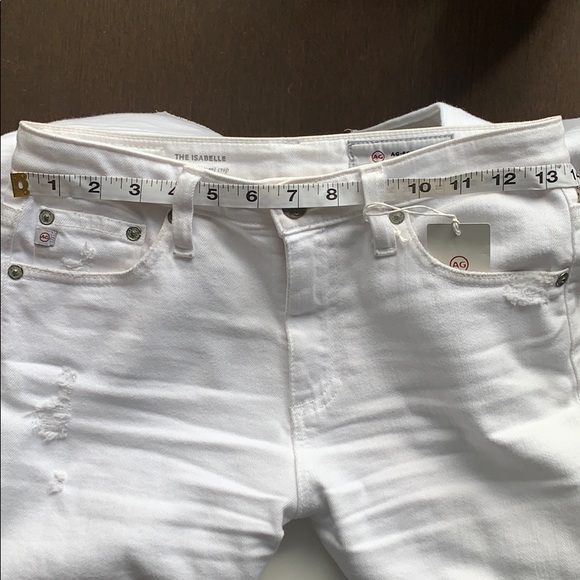 Isabelle Ripped High Waist Ankle Straight Jeans - Picture 7 of 12